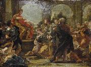 Giovanni Battista Gaulli Called Baccicio Continence of Scipio Spain oil painting artist